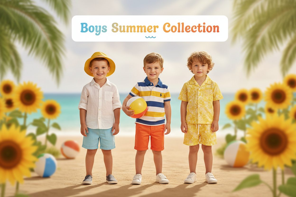 Boys Summer Collection Promotional Banner