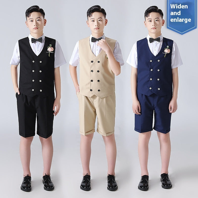 Boys Plus Sized - Boys' Plus-sized Plus Size Suit Performance Dress - Boys Summer & Party Dresses - Baby's World (view 7)