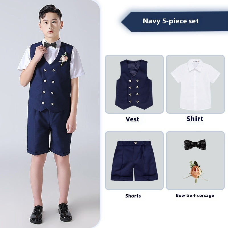 Boys Plus Sized - Boys' Plus-sized Plus Size Suit Performance Dress - Boys Summer & Party Dresses - Baby's World (view 3)