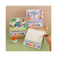 Cartoon Watercolor Painting Set Cross border Trade 8 Colors DIY Art Sketchbook Children s and Students Watercolor Painting Toy