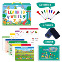 Cross border children s handwriting practice book Montessori early education toy pen control training book tracing number and letter practice book