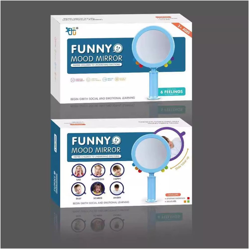 Facial expression mirror a children s facial expression recognition mirror toy a small home dressing table and an early childhood education toy for kindergartens image 0