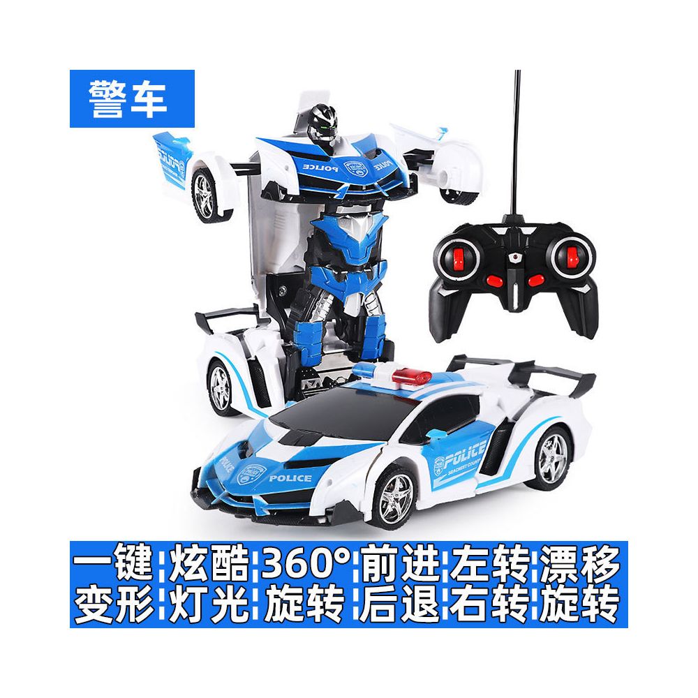 Cross border one click transforming car racing RC wireless remote control car rechargeable electric children s toy sports car model