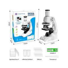 Cross border children s microscope toys science experiment toys for primary and secondary school students portable manufacturers wholesale