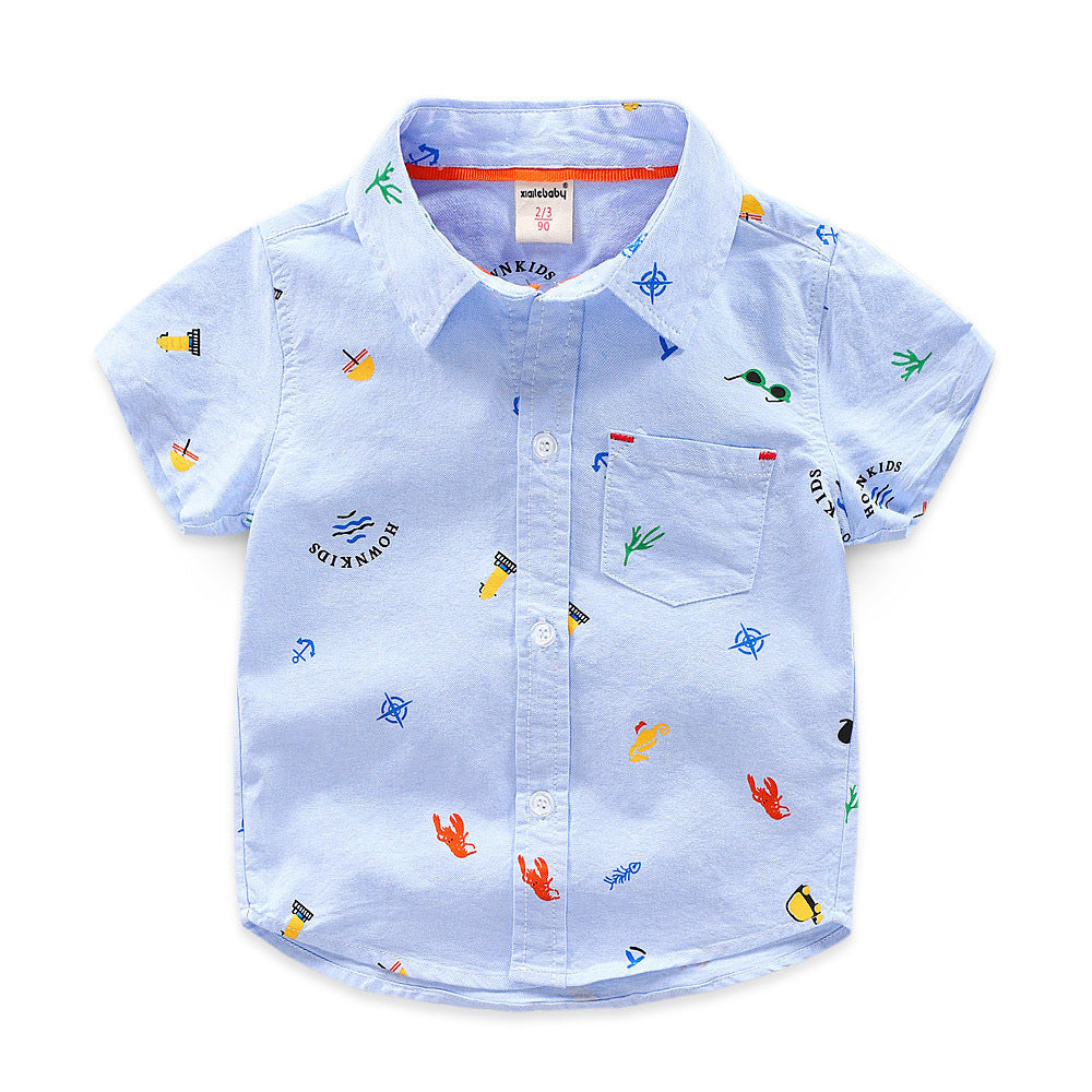 Boys short sleeve shirt New Style - Boys Clothing - Baby's World (view 3)
