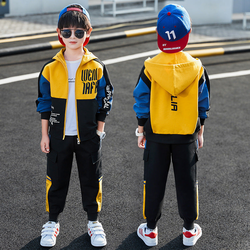 Boys Spring Clothing Sports Jacket Trousers Suit - Boys Clothing - Baby's World (view 2)