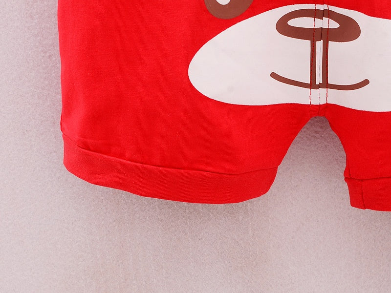Baby Boys Summer Vest Set – Cotton Sleeveless Two Piece Outfit - Boys Summer & Party Dresses - Baby's World (view 5)