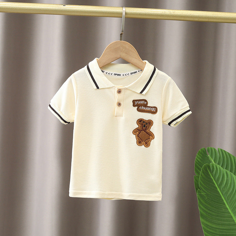 Boys Cartoon Summer Suit Set – Short Sleeve Outfit for Kids - Boys Clothing - Baby's World (view 4)