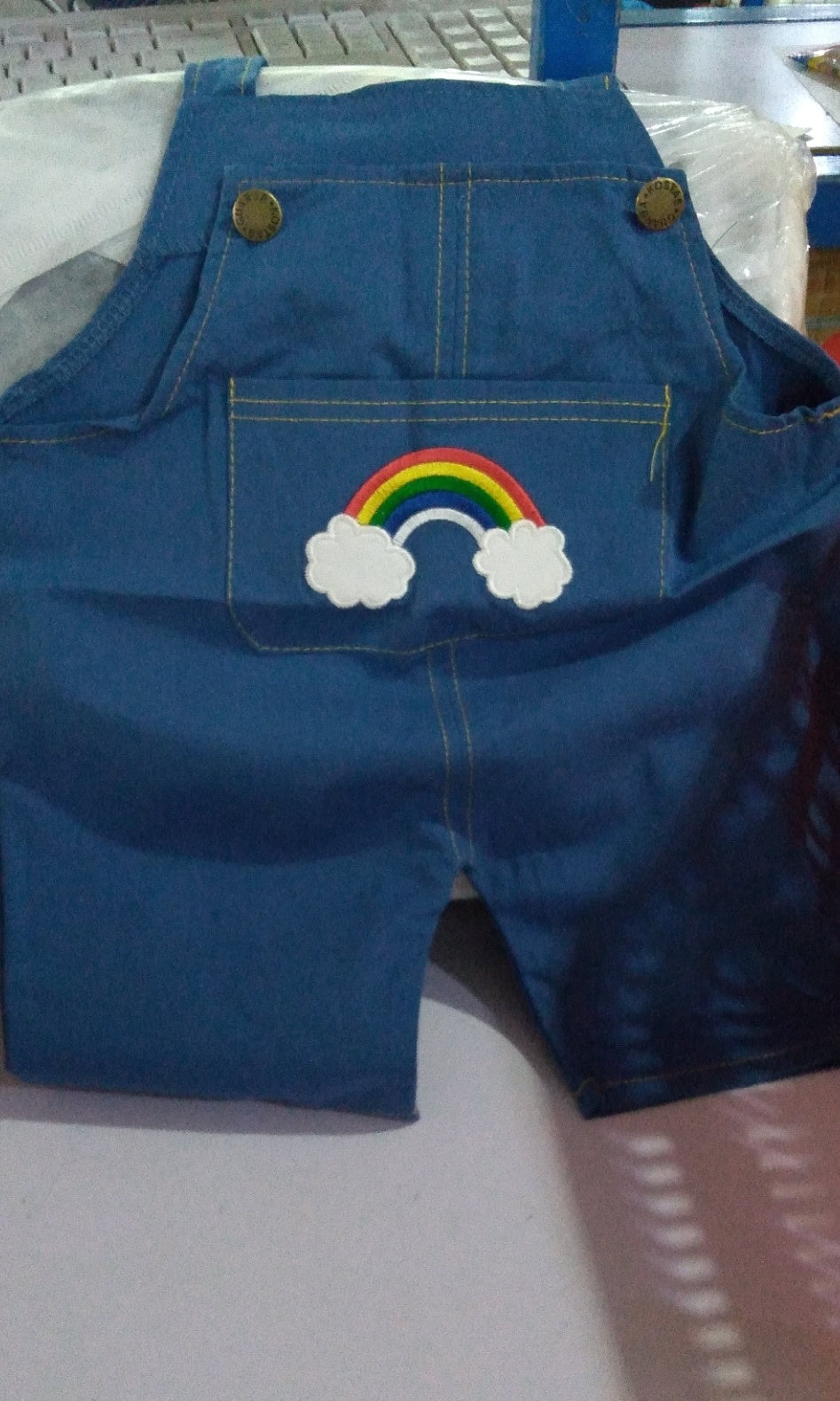 Rainbow Bib Pants Girls Baby Kids - Boys Summer & Party Dresses - Baby's World (view 4)