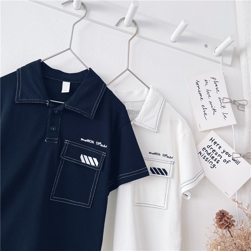 Solid Color Boys Summer Baby T-shirt - Boys Summer & Party Dresses - Baby's World (view 2)