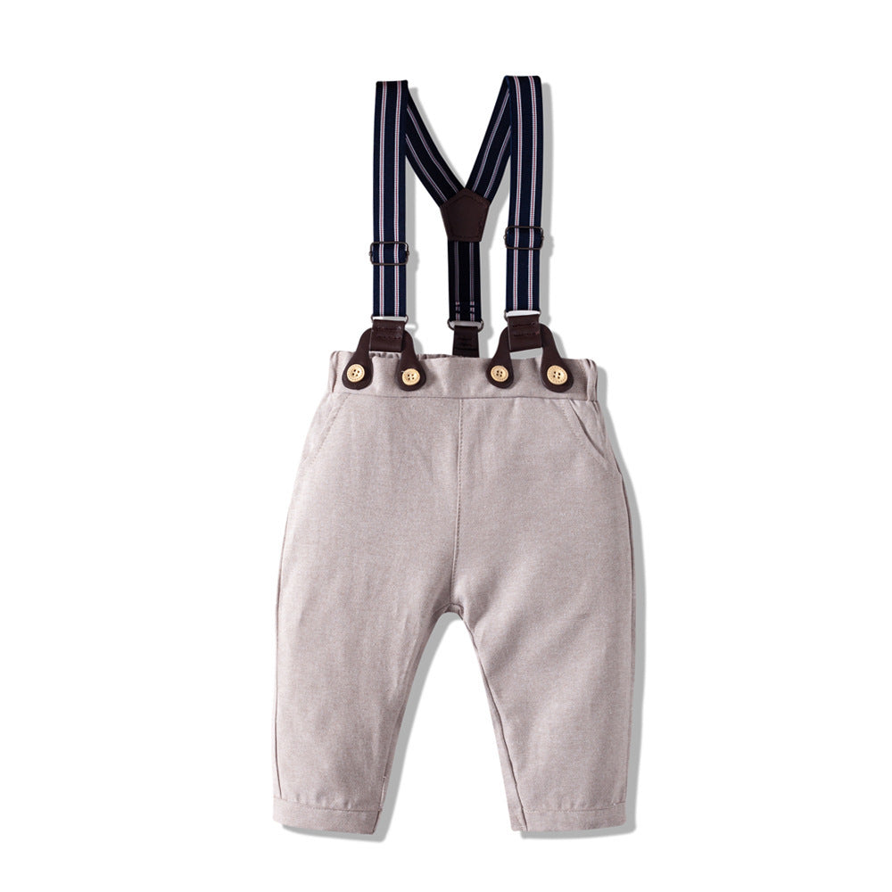 Long Sleeved Romper - Long-sleeved Romper Suit, Baby Clothes, Gentleman's Clothes - Boys & Kids dresses - Baby's World (view