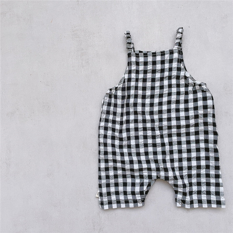 New Summer Plaid - New Summer Baby Plaid Sling Shorts - Boys Summer & Party Dresses - Baby's World