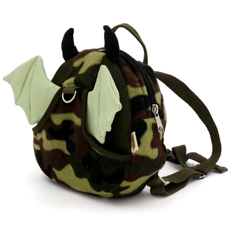 Amazon 2025 New Cartoon Anti-Lost Backpack Baby Girls School Bag Children's Stuffed Small Bag