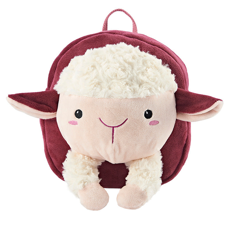 Amazon 2025 New Cartoon Anti-Lost Backpack Baby Girls School Bag Children's Stuffed Small Bag