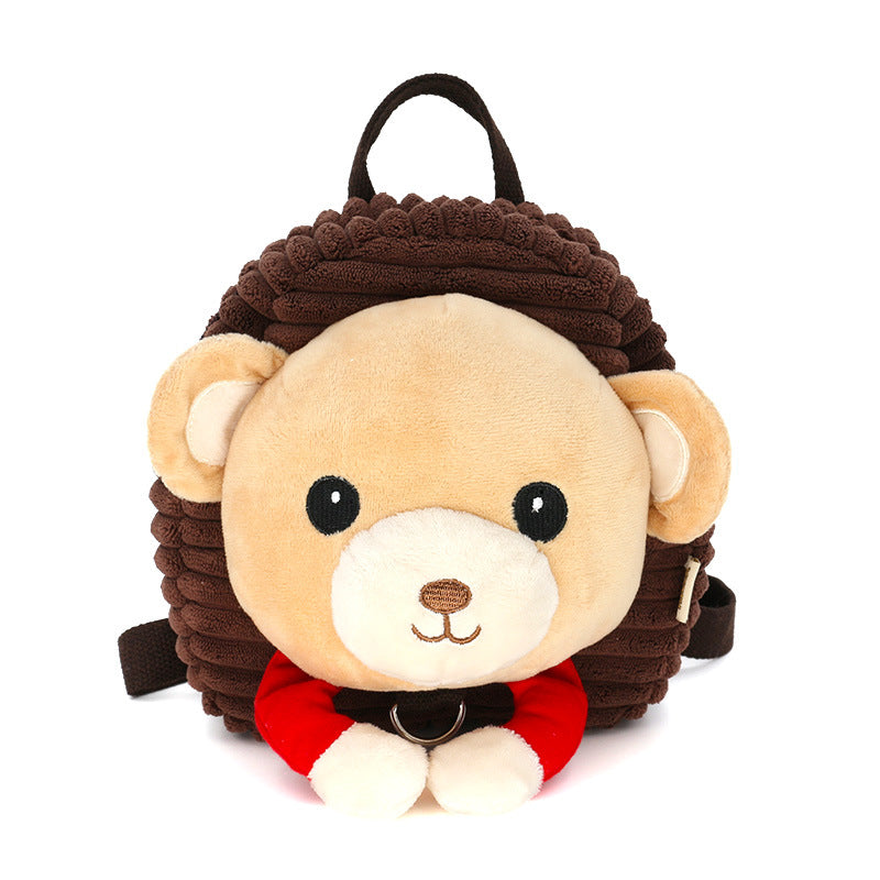 Amazon 2025 New Cartoon Anti-Lost Backpack Baby Girls School Bag Children's Stuffed Small Bag