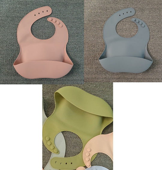Waterproof Silicone Baby Bib with Food Catcher Bangladesh