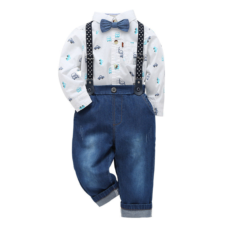 Three Piece Suit - Three-piece suit of gentleman dress suspenders - Boys Summer & Party Dresses - Baby's World (view 2)