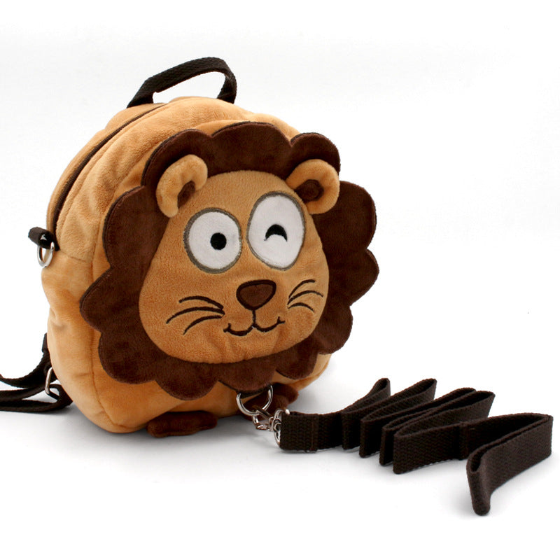 Amazon 2025 New Cartoon Anti-Lost Backpack Baby Girls School Bag Children's Stuffed Small Bag