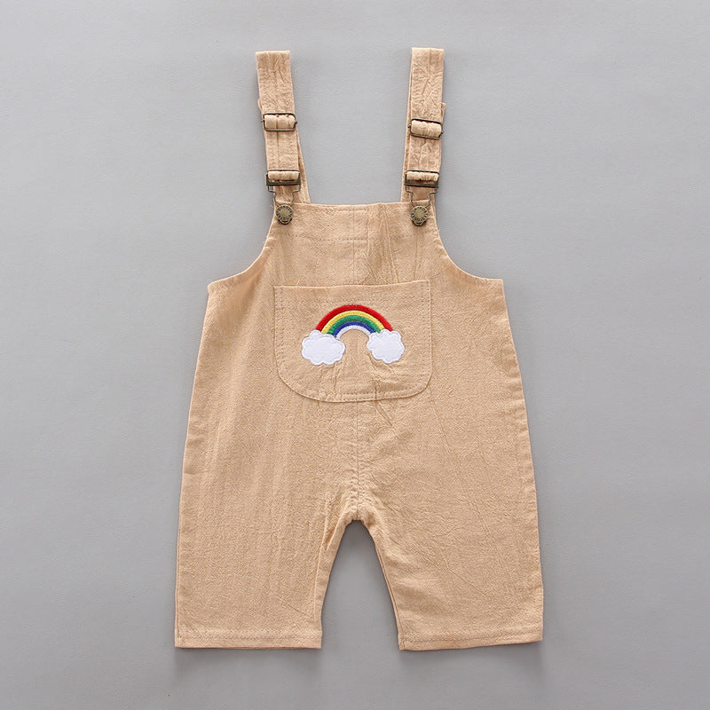 Rainbow Bib Pants Girls Baby Kids - Boys Summer & Party Dresses - Baby's World (view 7)