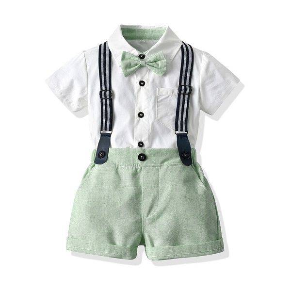 Baby Fashion Summer Party Dress Set - T-shirt Set - Baby's World (view 3)