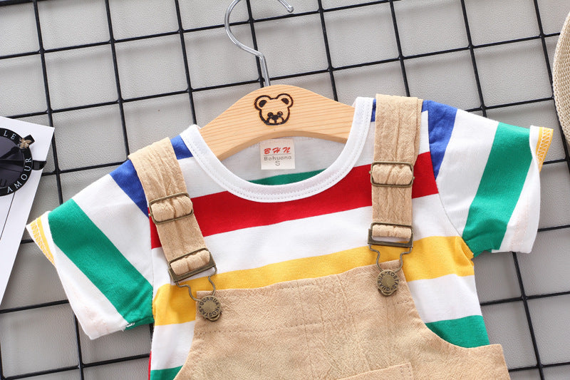 Rainbow Bib Pants Girls Baby Kids - Boys Summer & Party Dresses - Baby's World (view 13)
