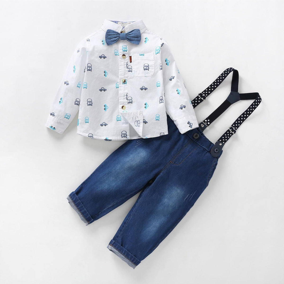Three Piece Suit - Three-piece suit of gentleman dress suspenders - Boys Summer & Party Dresses - Baby's World (view 4)