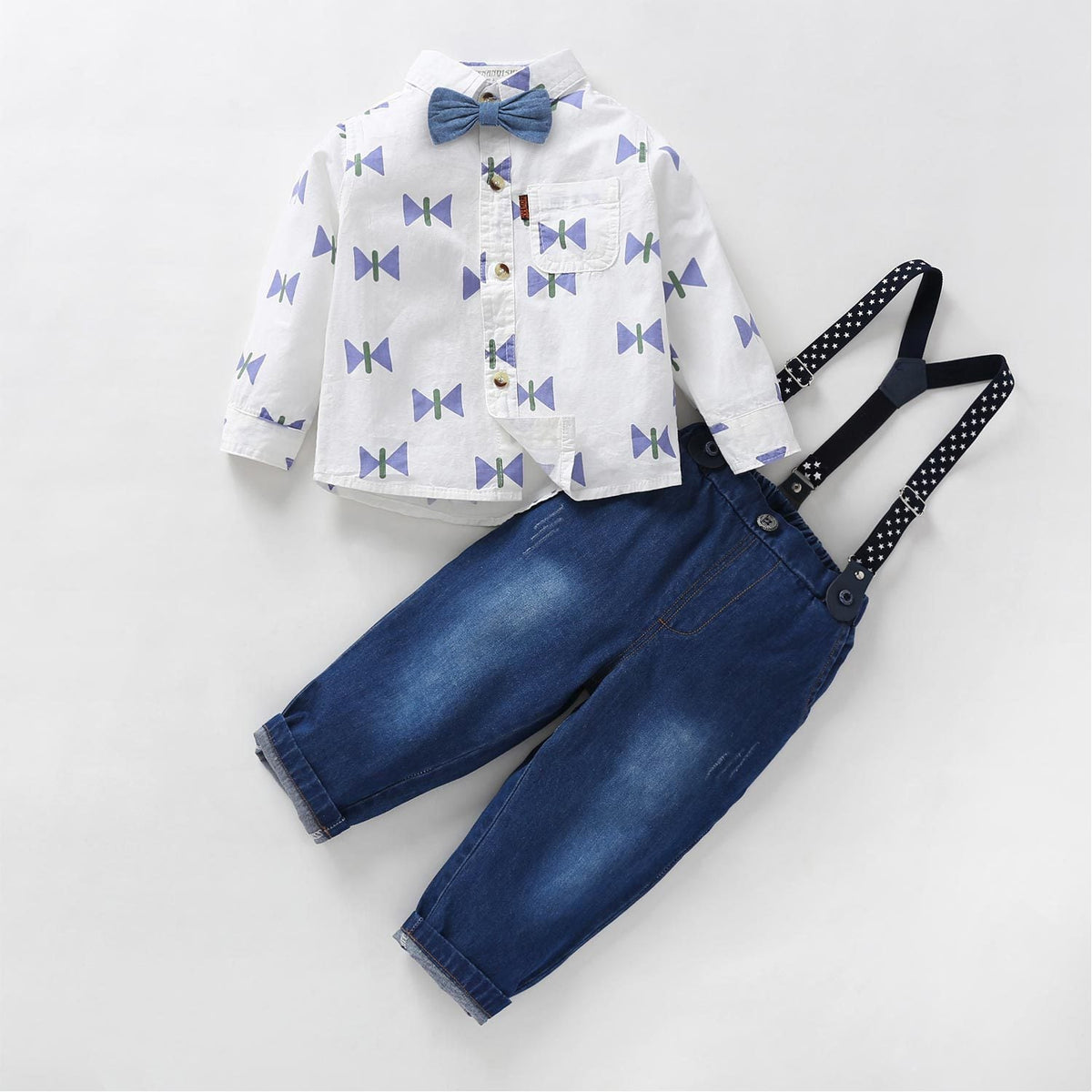 Three Piece Suit - Three-piece suit of gentleman dress suspenders - Boys Summer & Party Dresses - Baby's World (view 3)