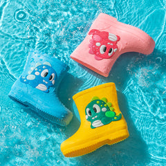 Children's Rain Boots Cartoon Waterproof Short Tube Rain Shoes