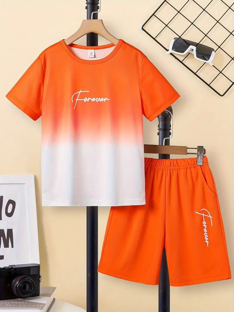 Boys Casual Short - Boys' Casual Short Sleeve T-shirt Top Shorts Two-piece Set - Boys & Kids dresses - Baby's World (view 2)