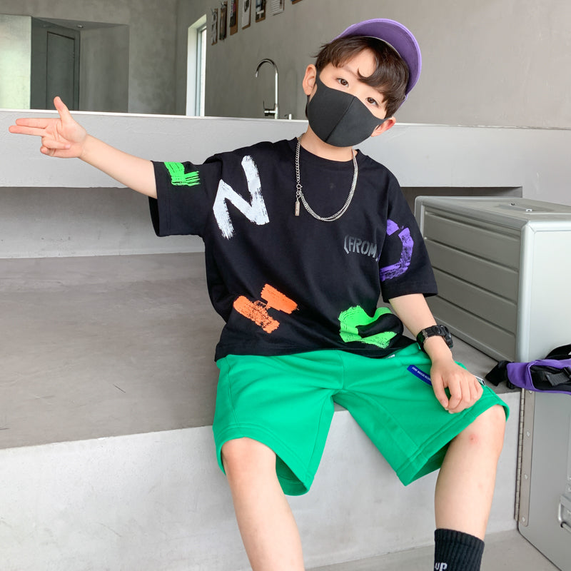 Fashionable Thin Korean Style Handsome Boy Short Sleeved Suit - Boys Summer & Party Dresses - Baby's World (view 5)