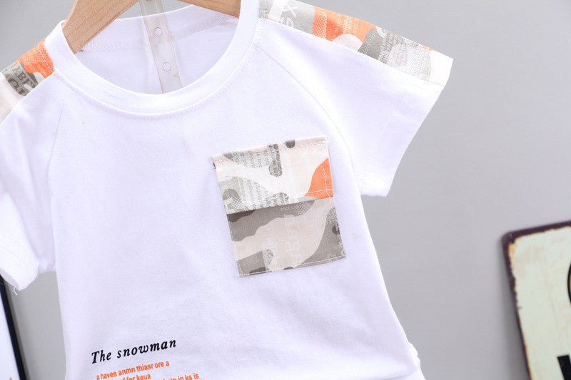 Boys Casual Children - Boys' Casual Children's Children's Clothing Casual Short-sleeved Shorts - Boys & Kids dresses