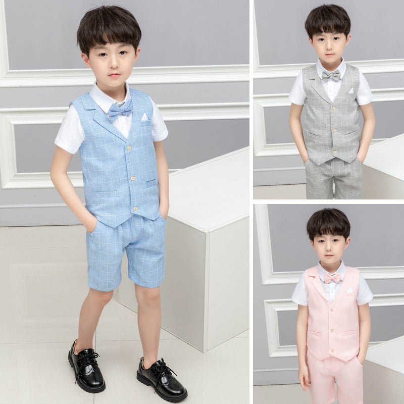 Boys Suit Dress - Boys' Suit Dress Vest Shorts Baby Suit - Boys Summer & Party Dresses - Baby's World