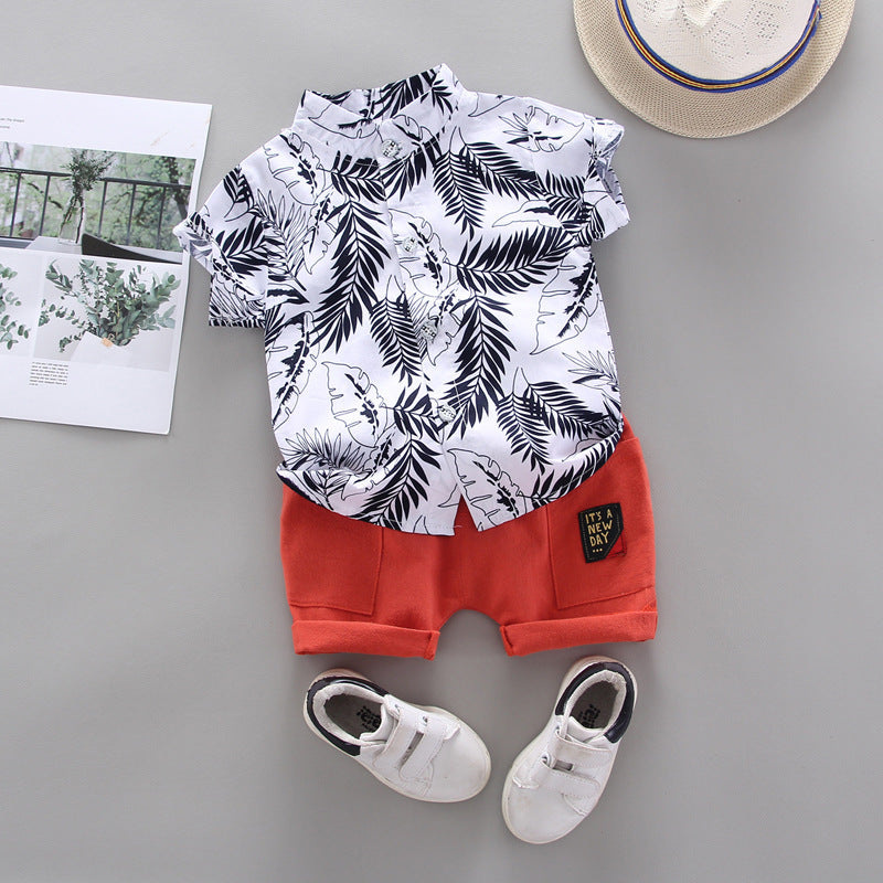 Korean Style Children's Baby Clothes Two Piece Set - Boys Summer & Party Dresses - Baby's World (view 9)