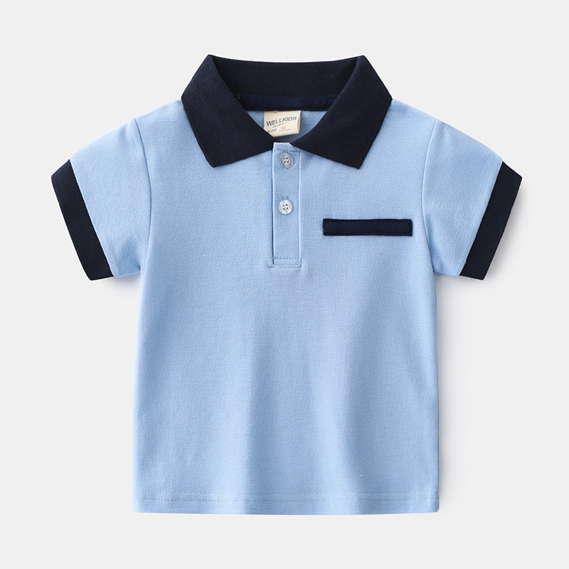 Cotton Summer Cartoon Boys And Girls Short Sleeve Top Baby - Boys Summer & Party Dresses - Baby's World (view 3)