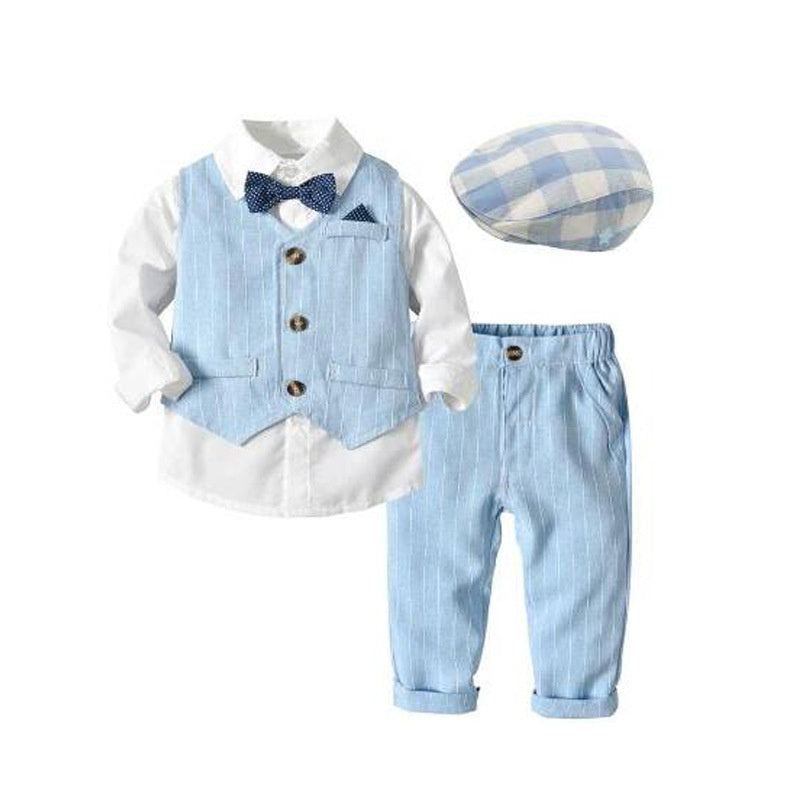 Boys Autumn Clothing Children's Suit Three-piece Set - Boys Summer & Party Dresses - Baby's World (view 12)