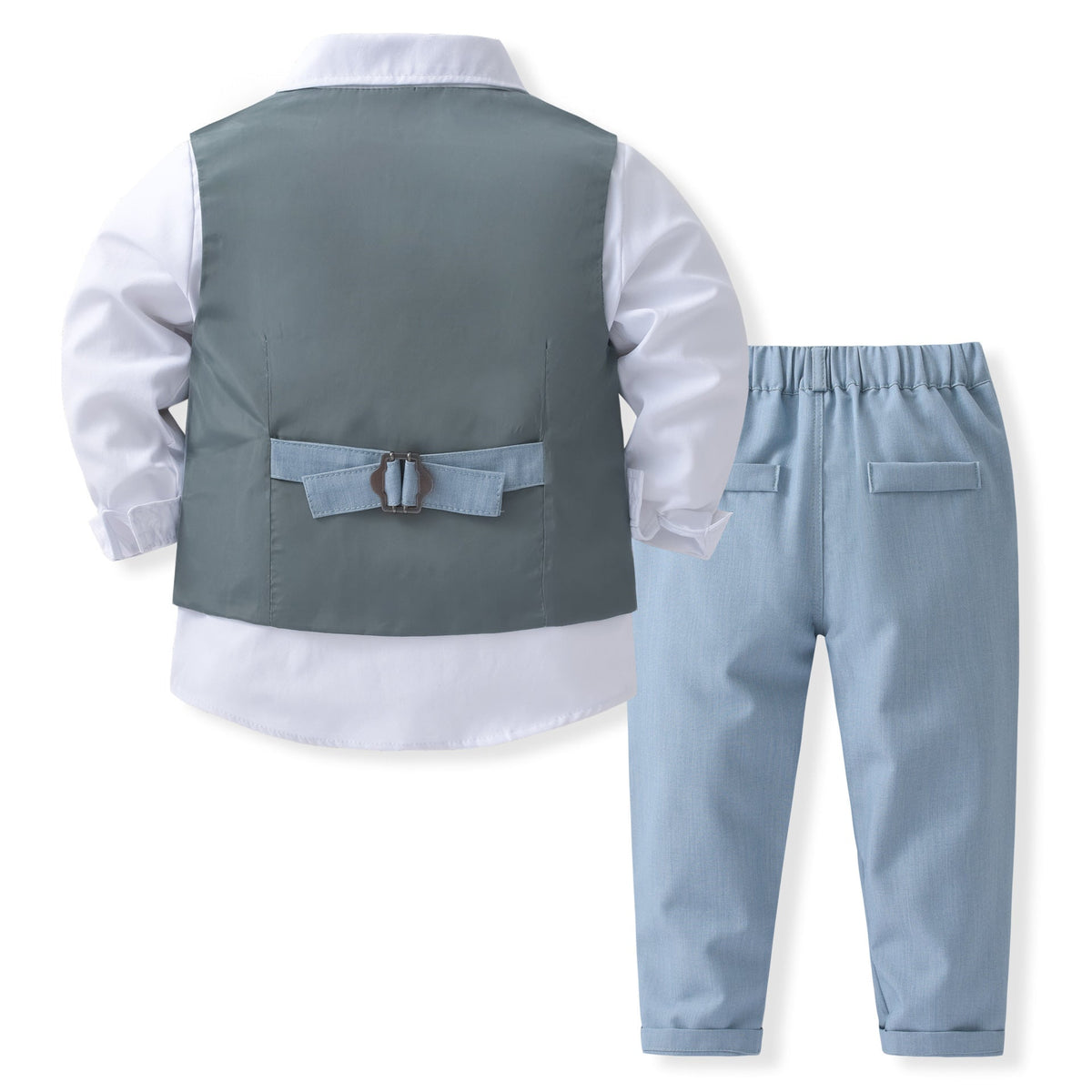 Baby Banquet Party Gentleman Collar Vest Set - Boys Summer & Party Dresses - Baby's World (view 4)