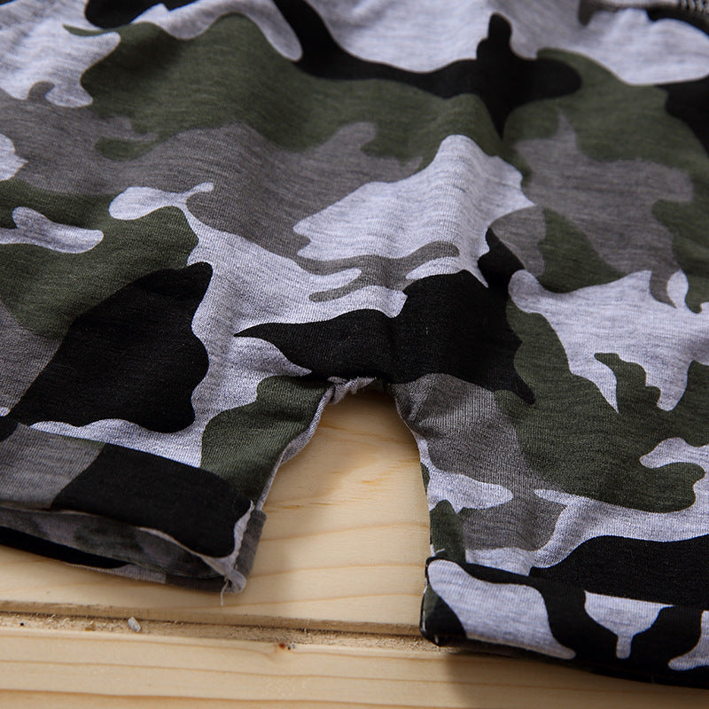 Black Camouflage Letters Pullover Boys' Suit - Boys Clothing - Baby's World (view 5)