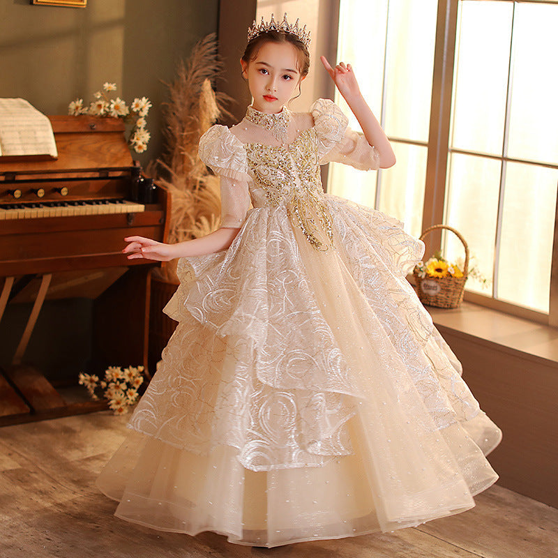 Princess  Little Girl Host Children Dress