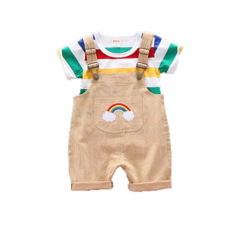 Rainbow Bib Pants Girls Baby Kids - Boys Summer & Party Dresses - Baby's World (view 12)