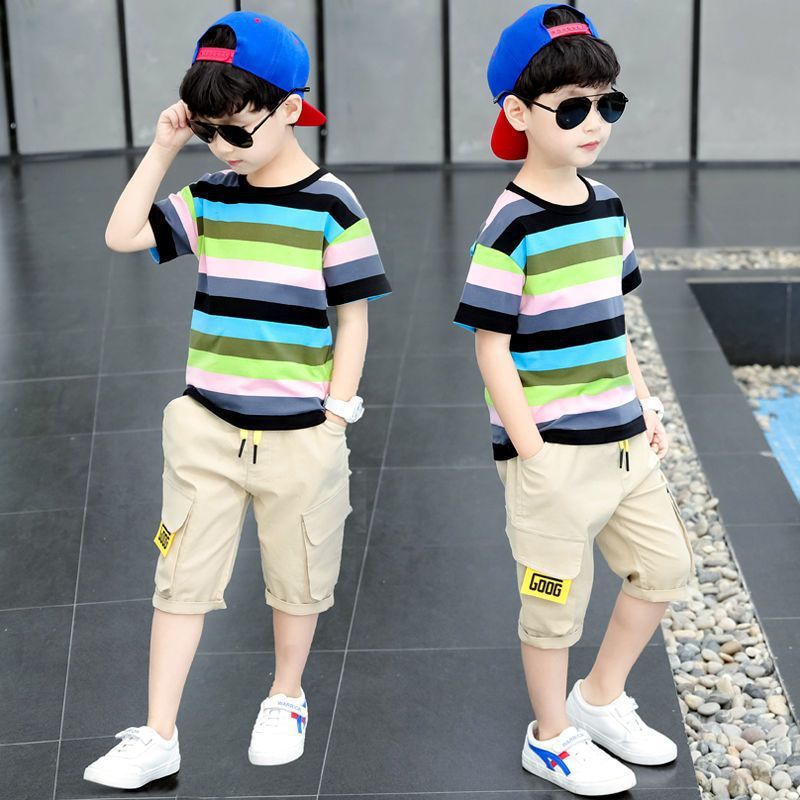 Boys Fashionable Fifth - Boys' Fashionable Fifth Pants Two-piece Suit - Boys Clothing - Baby's World (view 6)