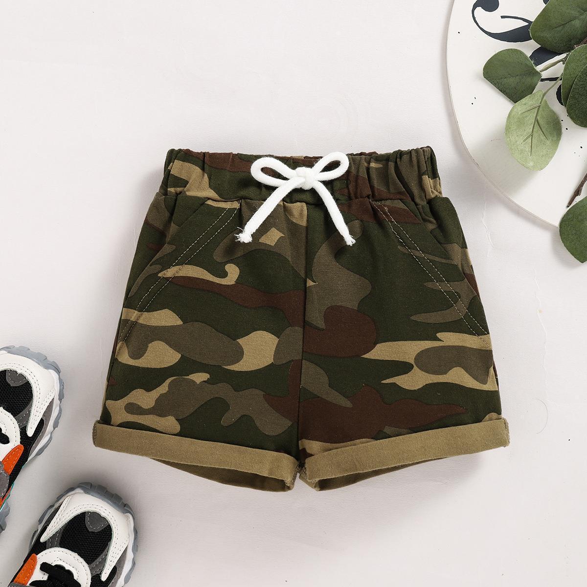 Boys Summer Hooded - Boys' Summer Hooded Children's Casual Camouflage Shorts - Boys Clothing - Baby's World (view 4)