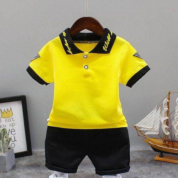 Children Fashion Dress Set Bangladesh | Original Imported Stylish Kids Outfit Set - T-shirt Set - Baby's World (view 3)