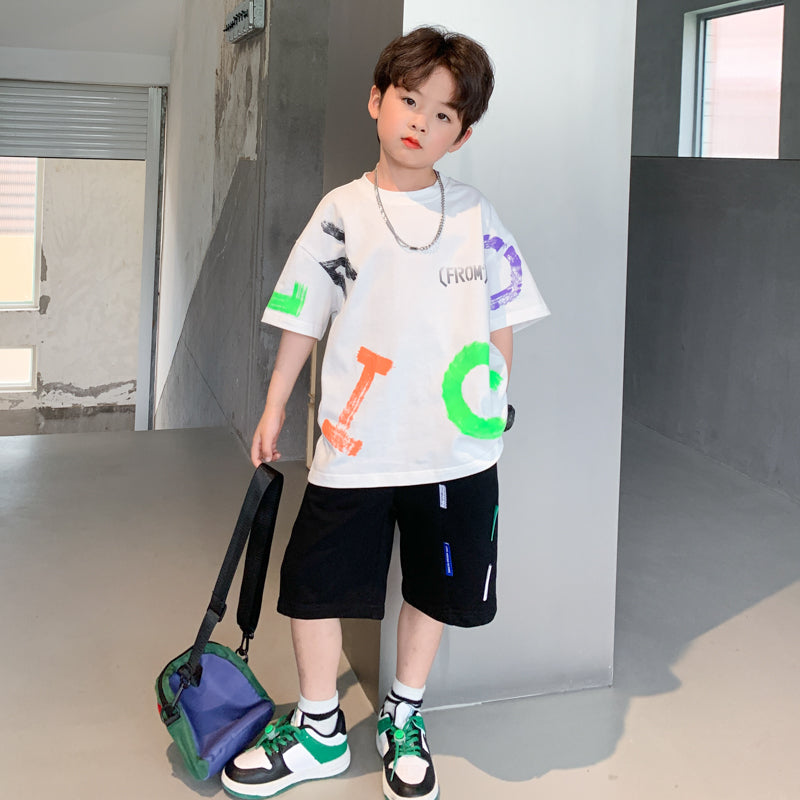 Fashionable Thin Korean Style Handsome Boy Short Sleeved Suit - Boys Summer & Party Dresses - Baby's World (view 6)