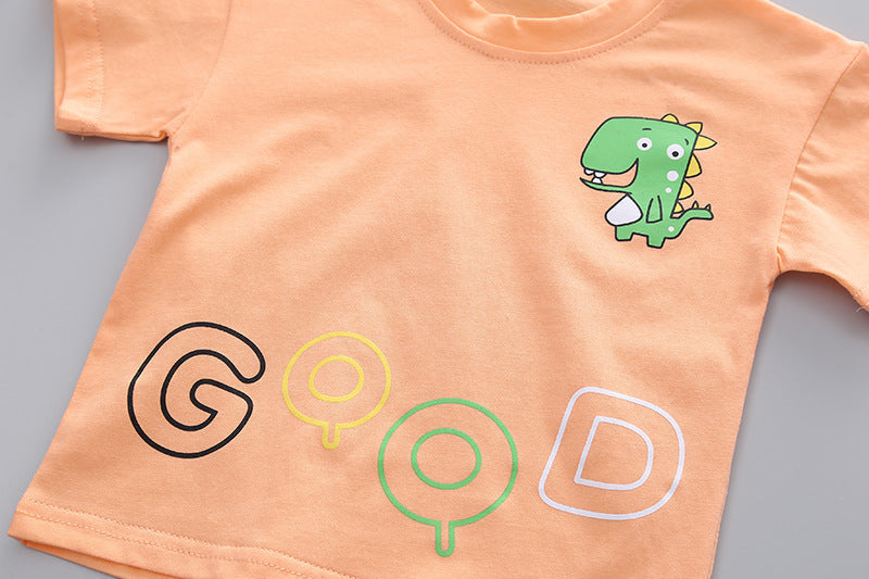 Boys Short Sleeved - Boys' Short-sleeved Cartoon Casual Suit - Boys Clothing - Baby's World (view 10)