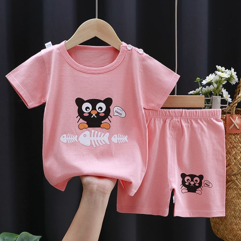 Fashion Cute Cotton Baby Clothes Shorts Suit - Boys Summer & Party Dresses - Baby's World (view 4)