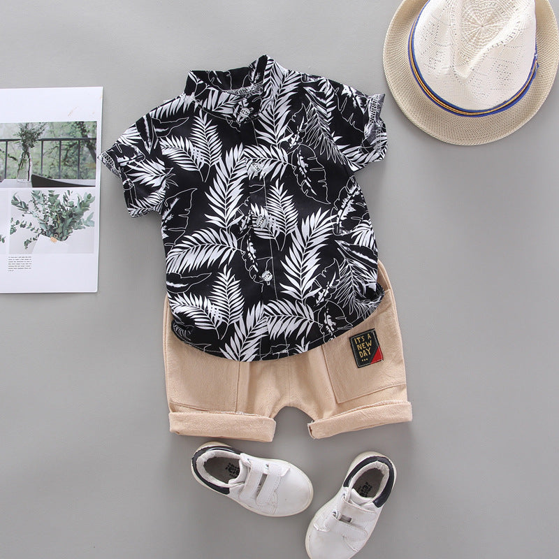 Korean Style Children's Baby Clothes Two Piece Set - Boys Summer & Party Dresses - Baby's World (view 6)