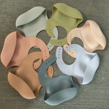 Waterproof Silicone Baby Bib with Food Catcher Bangladesh