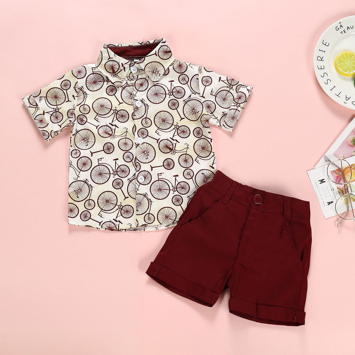 Boys print suit - Boys Summer & Party Dresses - Baby's World (view 3)
