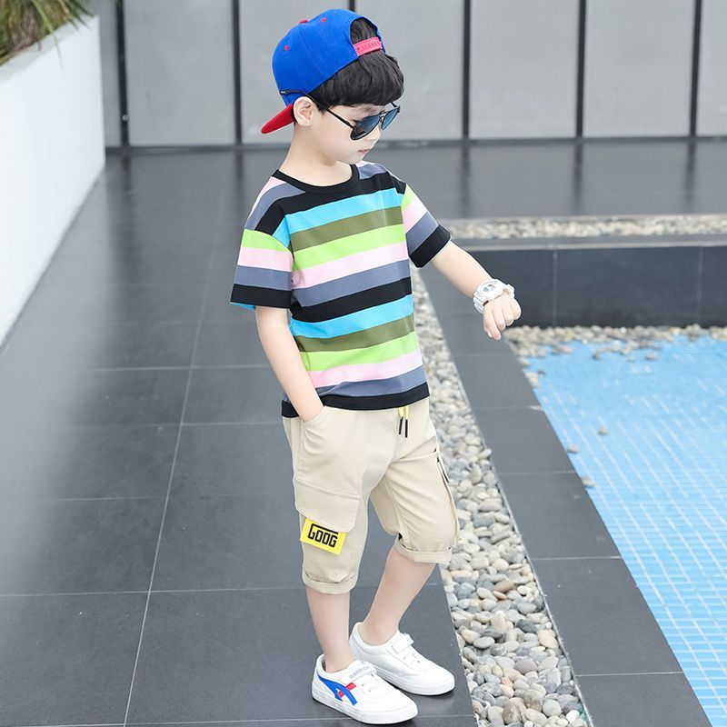 Boys Fashionable Fifth - Boys' Fashionable Fifth Pants Two-piece Suit - Boys Clothing - Baby's World (view 8)