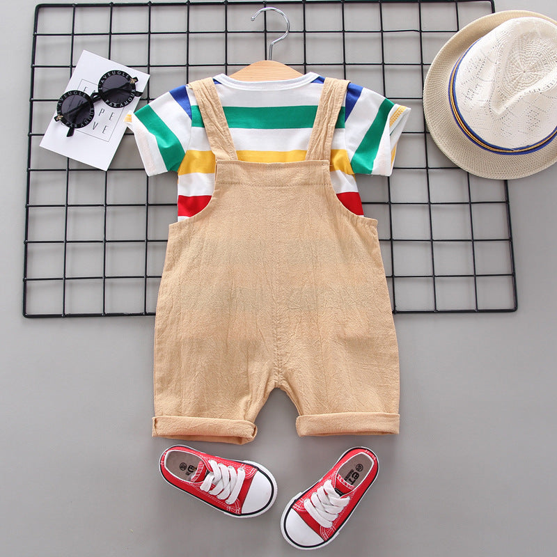 Rainbow Bib Pants Girls Baby Kids - Boys Summer & Party Dresses - Baby's World (view 10)